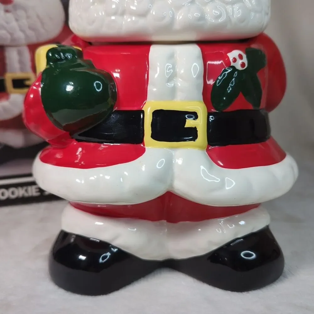 Santa Claus Ceramic Cookie Jar 11